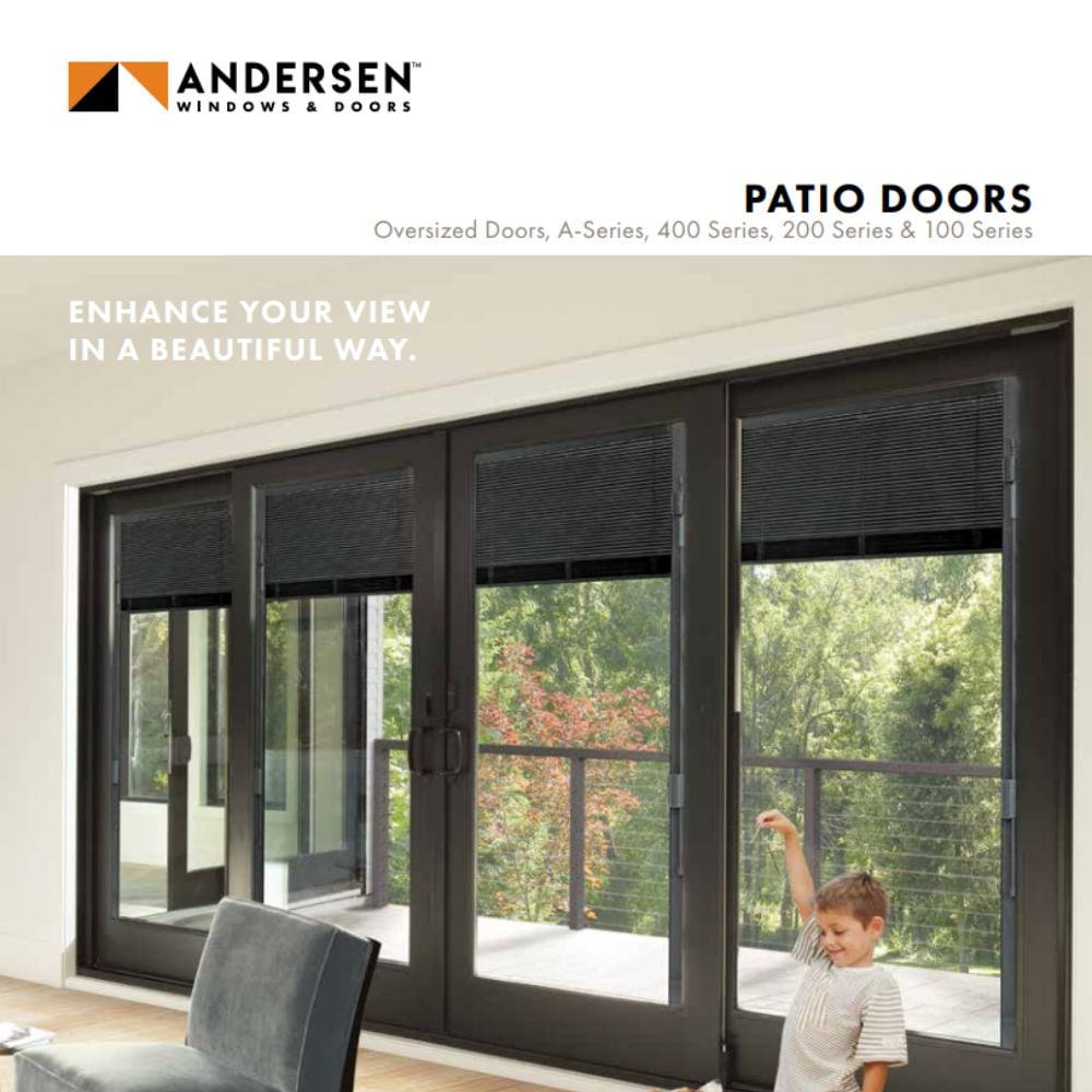 Oversized Patio Doors in Black