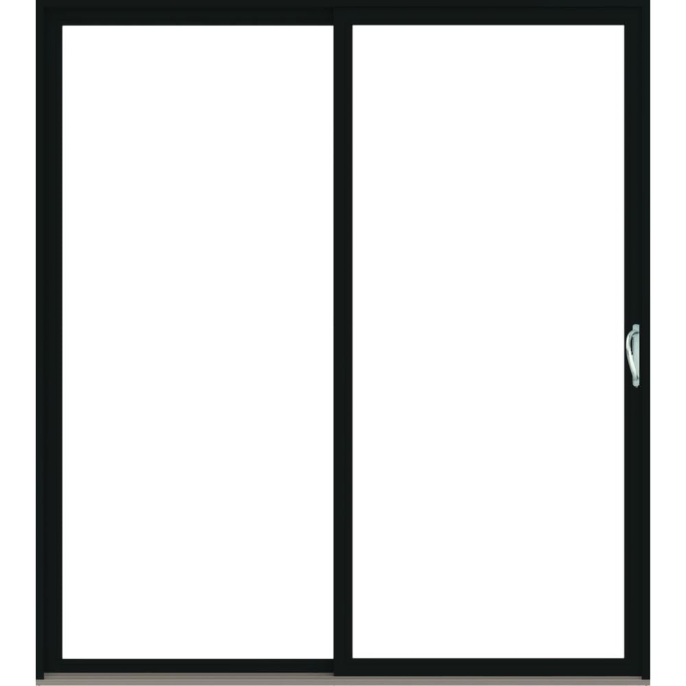 100 Series Black Patio with Afton Satin Nickel