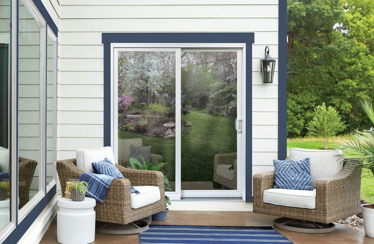 200 series permashield white patio door hero
