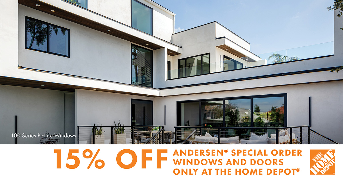 modern house promo 15% landscape