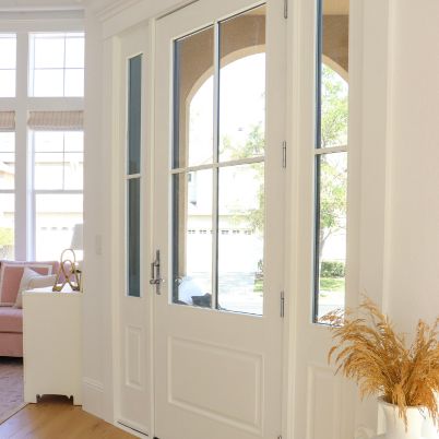 entry door 8 ft inswing with sidelights douglas fir