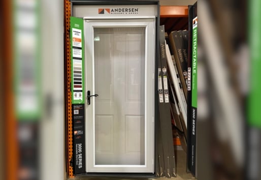 storm door display graphics