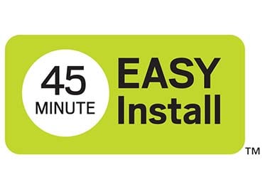 45 min install storm door