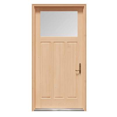 andersen quarter view glass panel entry door